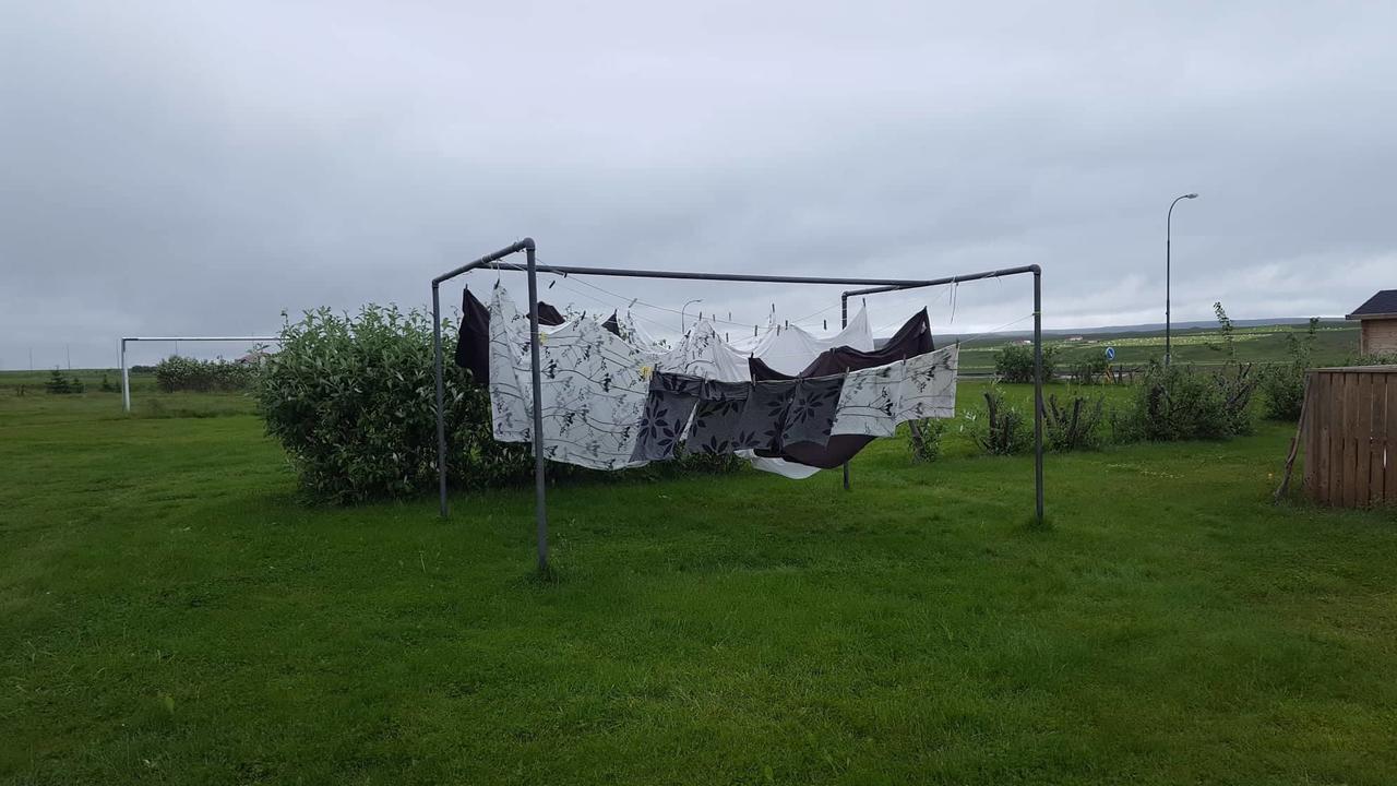 Guesthouse Langafit Laugarbakki Buitenkant foto